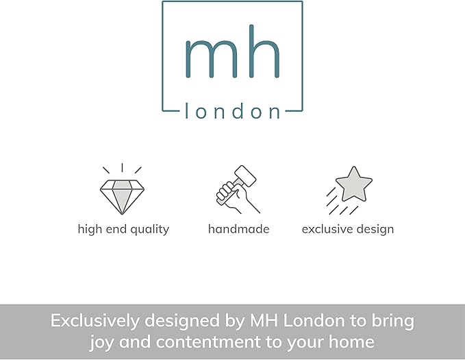 MH London Side Table - Tezgah End Table. Exclusively Designed Hand-Crafted Small Nightstand. Solid Wood Round End Table. Contemporary Accent Table for Bedrooms, Living Rooms and Home Office