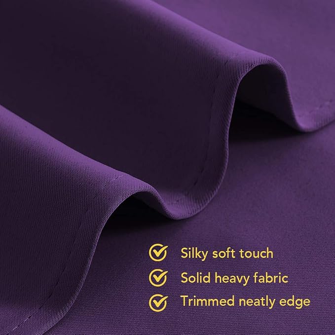 NICETOWN Bedroom Curtains Blackout Drapery Panels, 2 Panels, 70 x 108 inches - Image 5