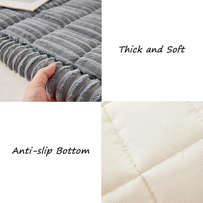 Couch Cover for Dogs Washable, Fuzzy Pet Couch Covers for 3 Cushion Sofa Pet - Image 7