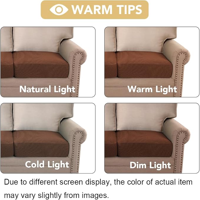 H.VERSAILTEX Super Stretch Individual Seat Cushion Covers - Image 6