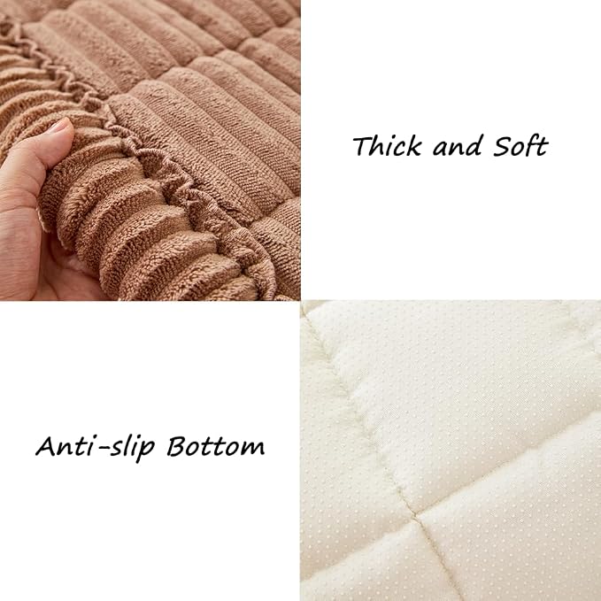 Couch Cover for Dogs Washable, Fuzzy Pet Couch Covers for 3 Cushion Sofa Pet - Image 6