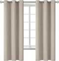 BGment Camel Room Darkening Curtains 63 Inches Long by BGment
