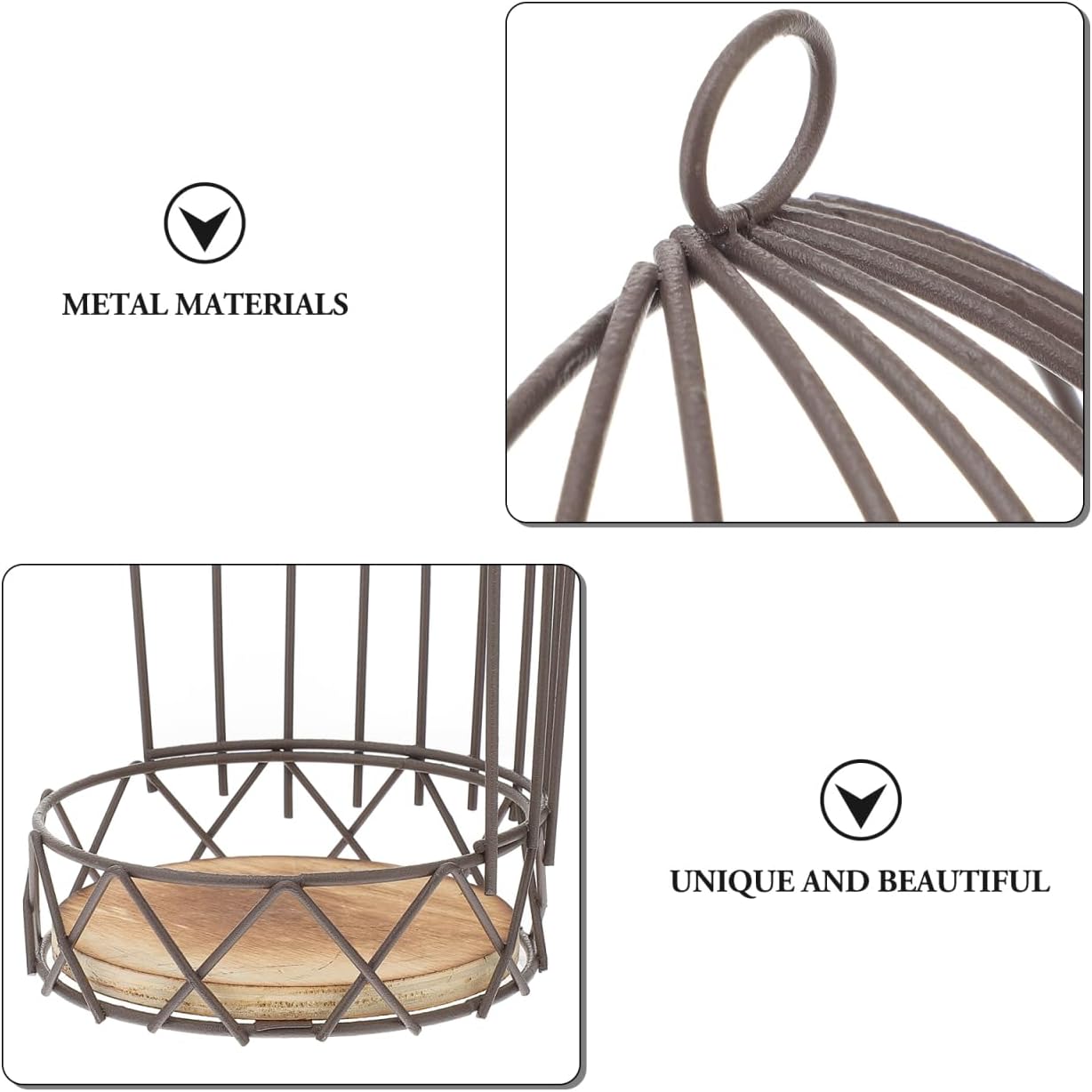 Farmhouse Birdcage Candle Holder Bird Cage Decor Lanterns Decorative Metal Candlestick Vintage Bird Cage Planter Holder Tealight Hanging Birdcage Lantern Flowerpot for Wedding Table Decor