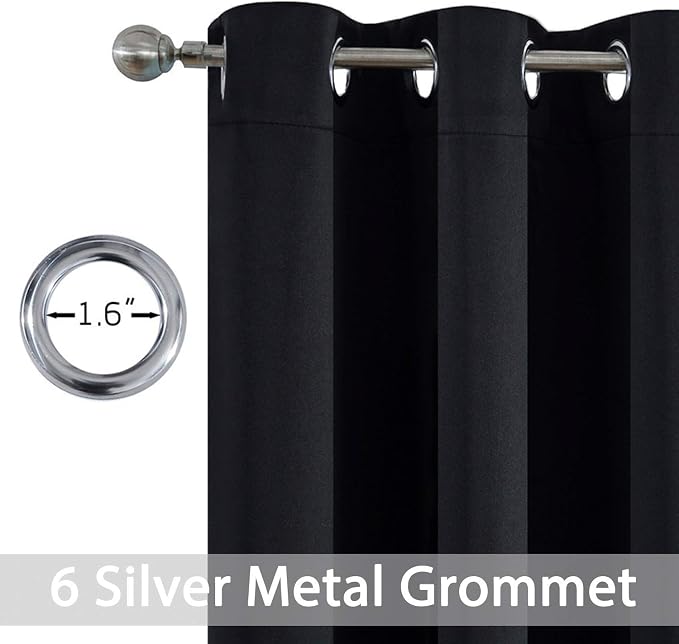 Yakamok Blackout Curtains for Bedroom - Image 3