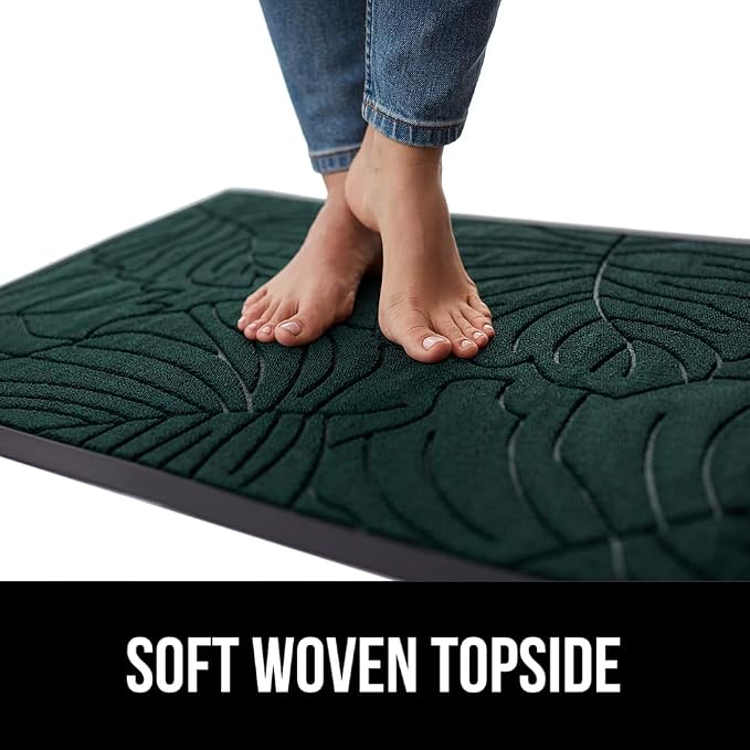 GORILLA GRIP 100% Waterproof All-Season WeatherMAX Doormat, US Designed Natural - Image 7