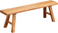 Farmhouse Solid Wood Bench: Long Rustic Indoor Narrow Wooden Bench for Entryway,Living Room, Dining Room,End of Bed,Hallway (63" Lx10 Wx18 H)