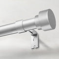 IFELS Heavy Duty Curtain Rods for Windows 66 to 120 Inch, 1 Inch Silver Window by IFELS