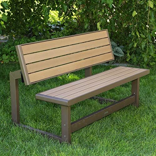 LIFETIME 60054 Convertible Bench / Table, Faux Wood Construction - Image 2