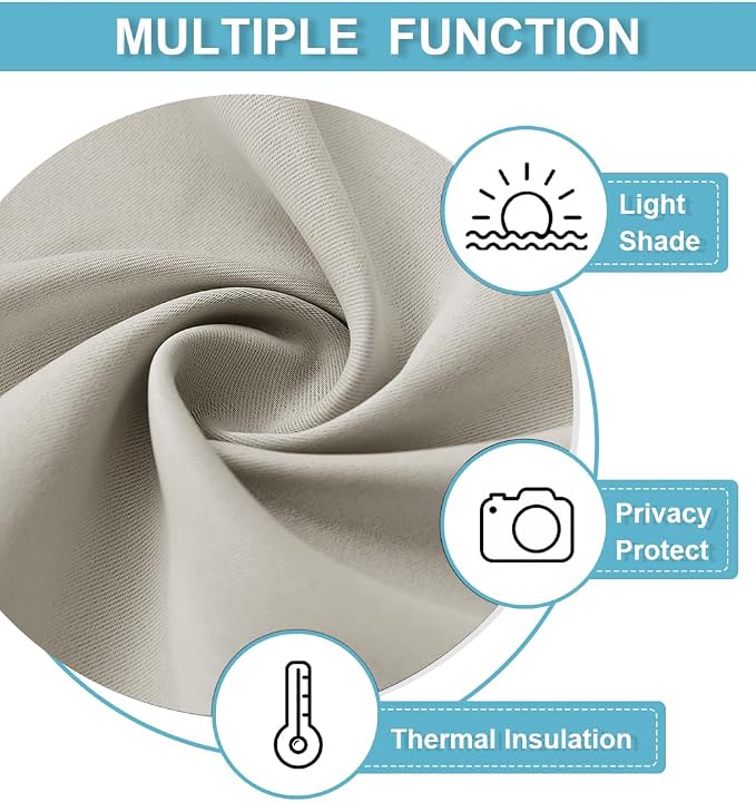 RYB HOME Cafe Curtains 24 inch Length, RV Curtains - Image 5