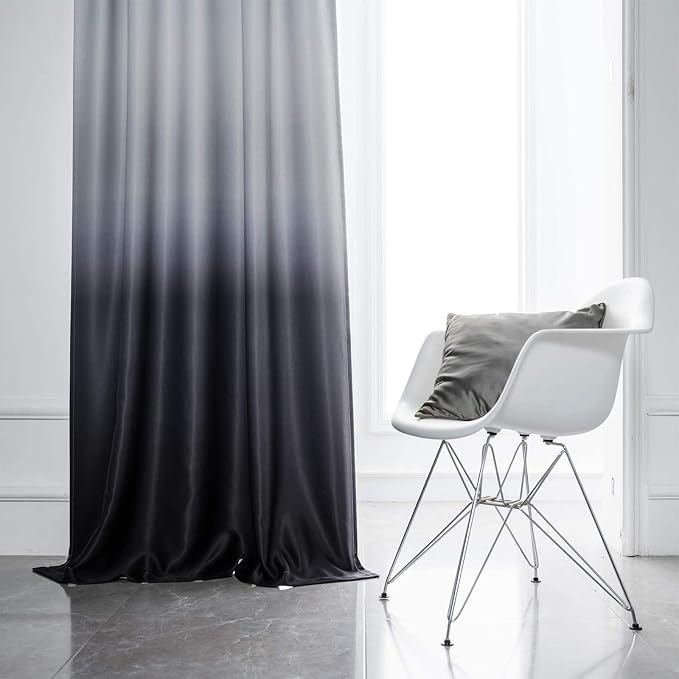 SimpleHome Ombre Curtains 52 x 63 Inch - Image 2