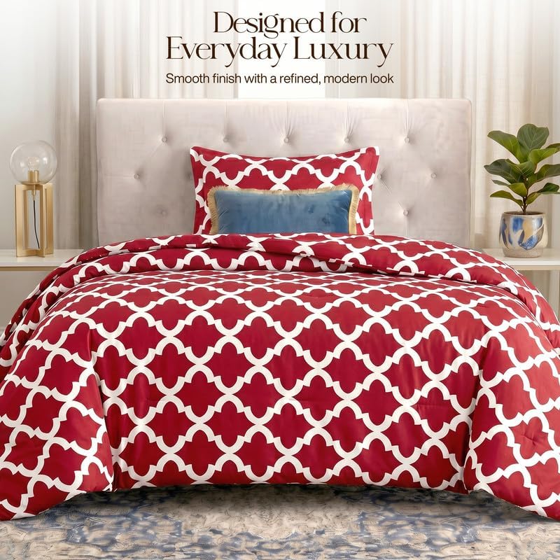 Utopia Bedding 2 Pc Twin Comforter Set, Printed Comforter - Image 4