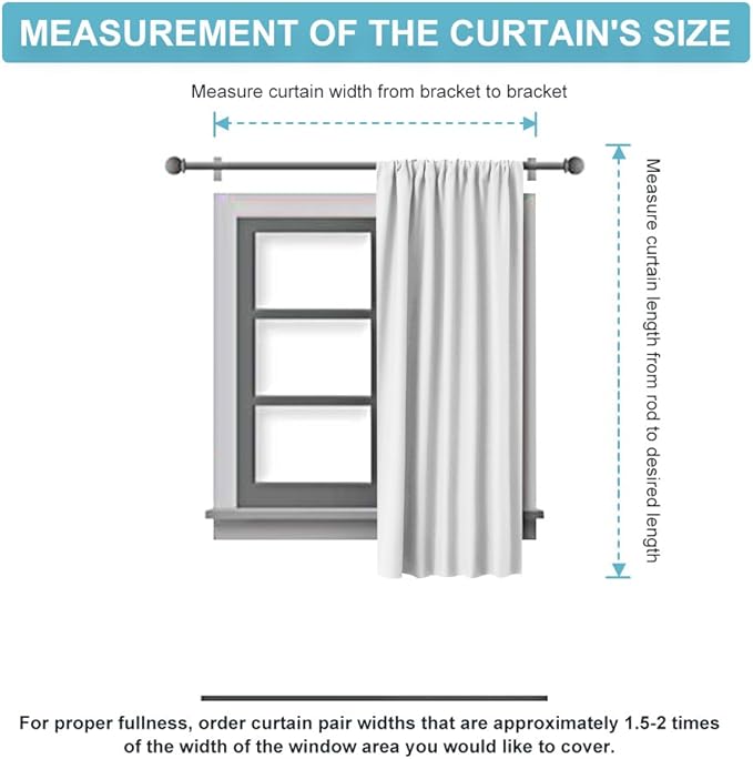 RYB HOME Room Darkening Curtains - Image 8