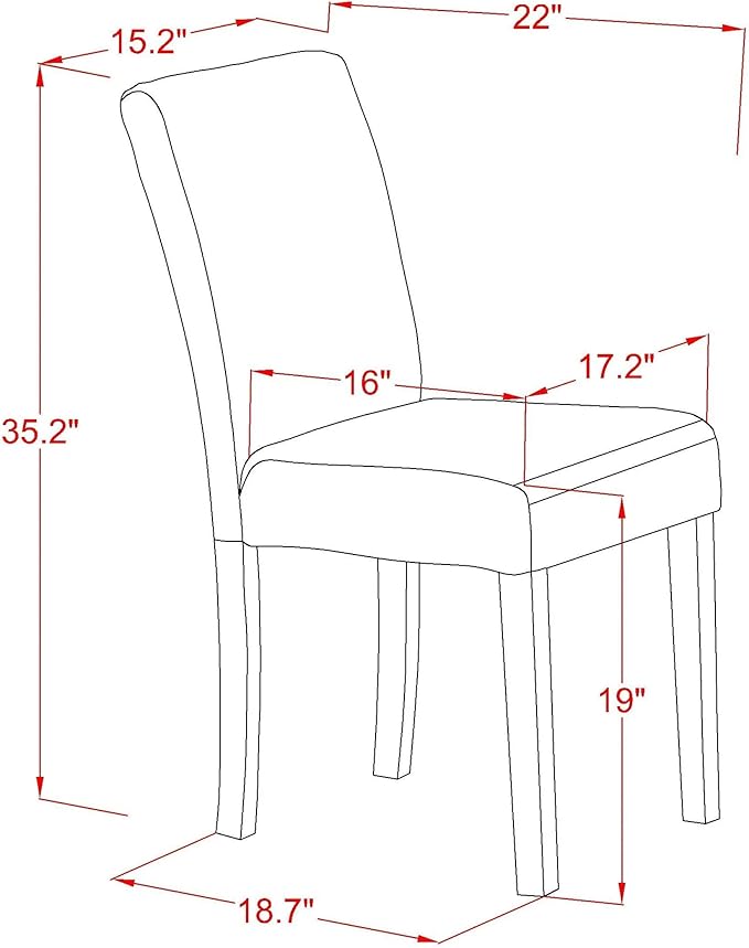 East West Furniture ANAB3-OAK-04 3 Piece Dinette Set for Small Spaces Contains a Round Dining Table with Pedestal and 2 Light Tan Linen Fabric Upholstered Chairs, 36x36 Inch, Oak