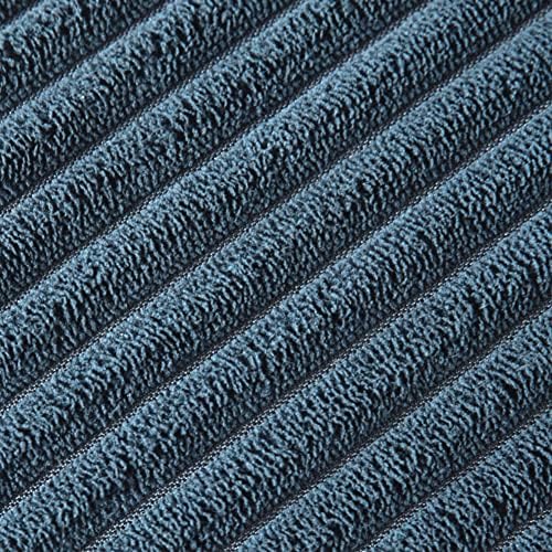Fancy Homi Pack of 2 Dusty Blue Decorative Throw Pillow Covers 12x20 Inch - Image 5