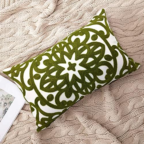 Alysheer Embroidered Lumbar Throw Pillow Cover 12"x 20" - Image 5