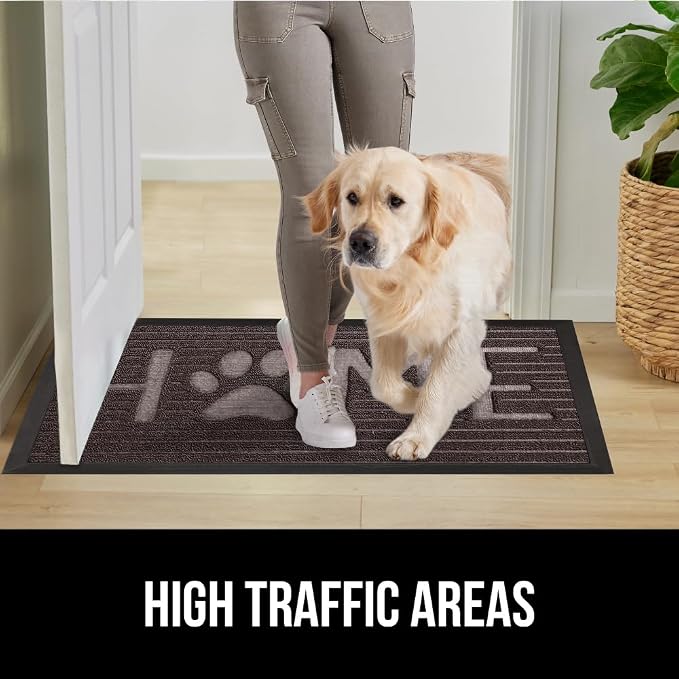 GORILLA GRIP 100% Waterproof All-Season WeatherMAX Doormat US Designed Natural - Image 6