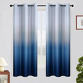 SimpleHome Ombre Curtains 42 x 63 Inch by SimpleHome
