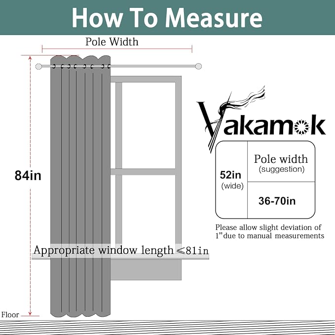 Yakamok 100% Cream Blackout Curtains - Image 8