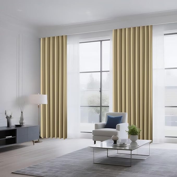 Joydeco Blackout Curtains for Bedroom 90 inch Long 2 Panels, Thermal Insulated - Image 7