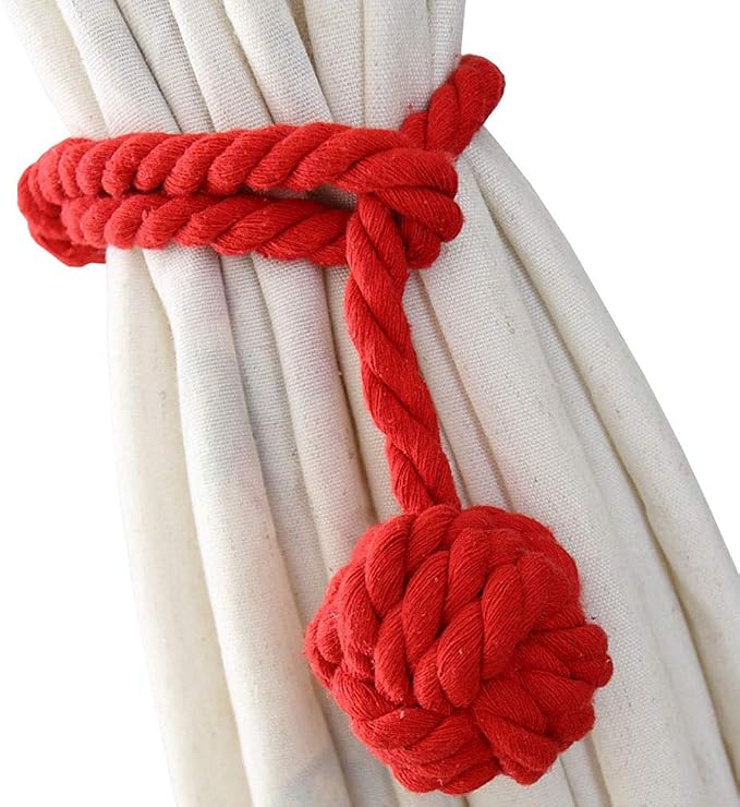 Melaluxe 2 Pack Curtain Tiebacks by Melaluxe