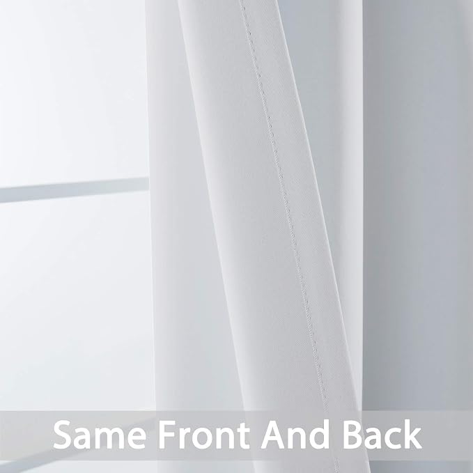 Yakamok 90 Inch Length Room Darkening Drapes Blackout Curtains - Image 5