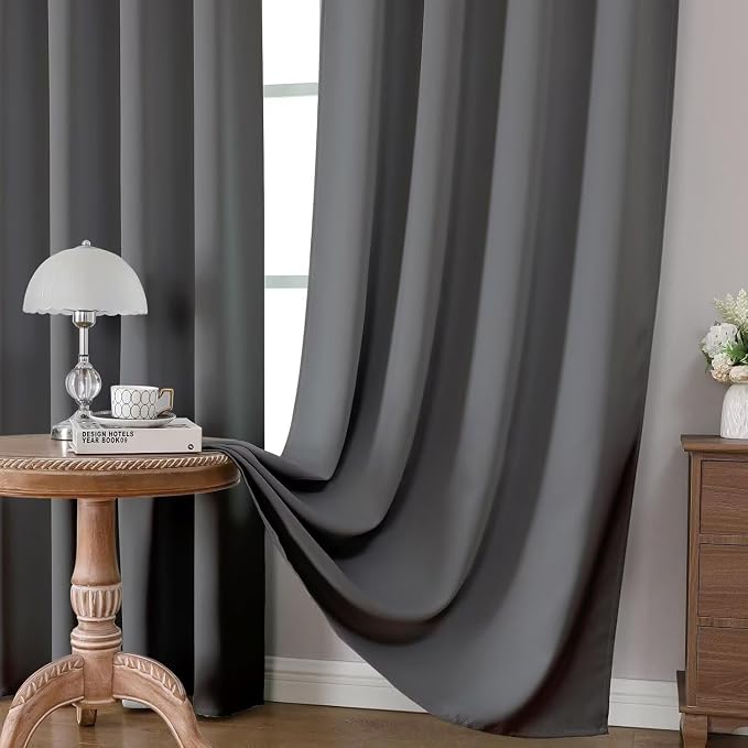 Joydeco Blackout Curtains 84 Inch Length 2 Panels Set, Thermal Insulated Long - Image 4