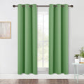 NICETOWN Bedroom Blackout Draperies Panels, 2 Panels, 42 x 72 Inch, Fresh Green by NICETOWN
