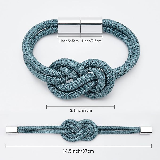 NICEEC 2 Pack Mini Magnetic Curtain Tiebacks Nordic Simple Style Drape Tie - Image 4