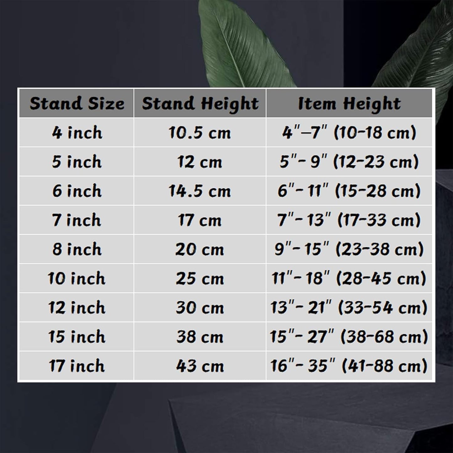 (4 pack)Iron Display Stand, Black Iron Easel Plate Display Photo Holder Stand, Displays Picture Frames, Decorative Plates, Tablets and Art 4 Inch