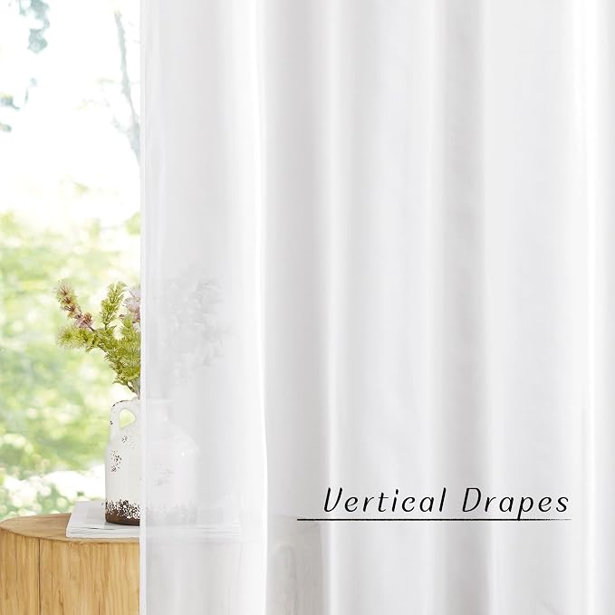 NICETOWN Sheer Curtains 120 inches Length - Image 3
