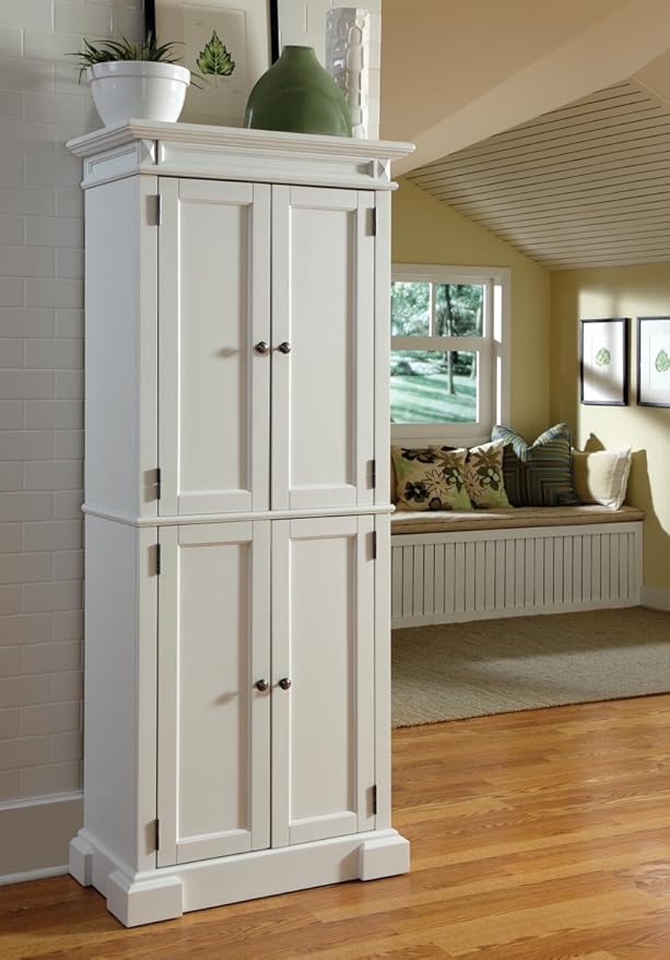 Homestyles Americana Off-White Pantry, 72"H