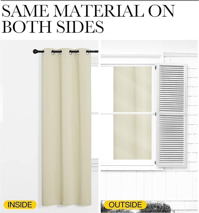 NICETOWN Room Darkening Curtain Panels - Image 7
