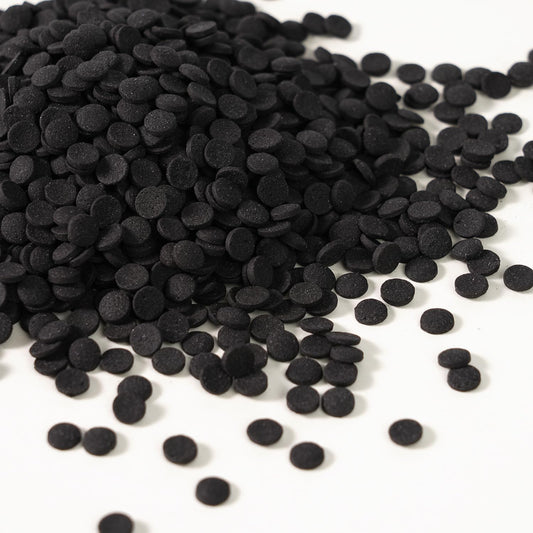Black Sprinkles, Black Confetti Sprinkles for Cake Decorating, Round Sprinkle for Cupcakes, Ice Cream, Donut, Cookies, Chocolate(120g/4.23oz)
