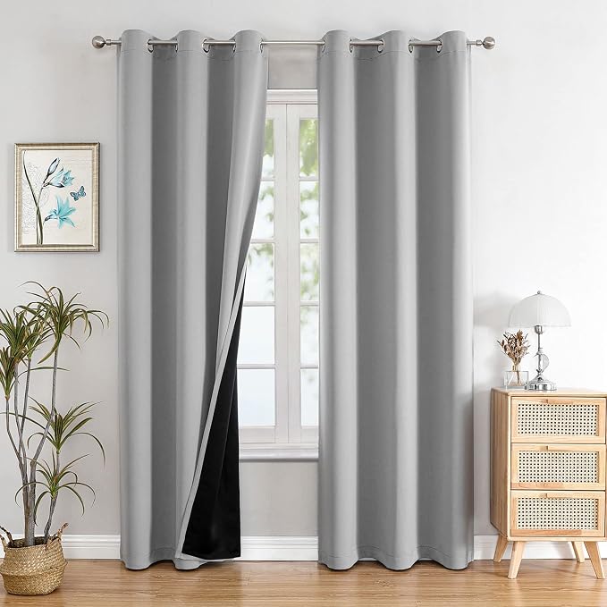 ChrisDowa 100% Blackout Curtains 78 inch Long by ChrisDowa