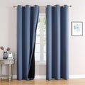 ChrisDowa 100% Blackout Curtains 72 inch Long by ChrisDowa
