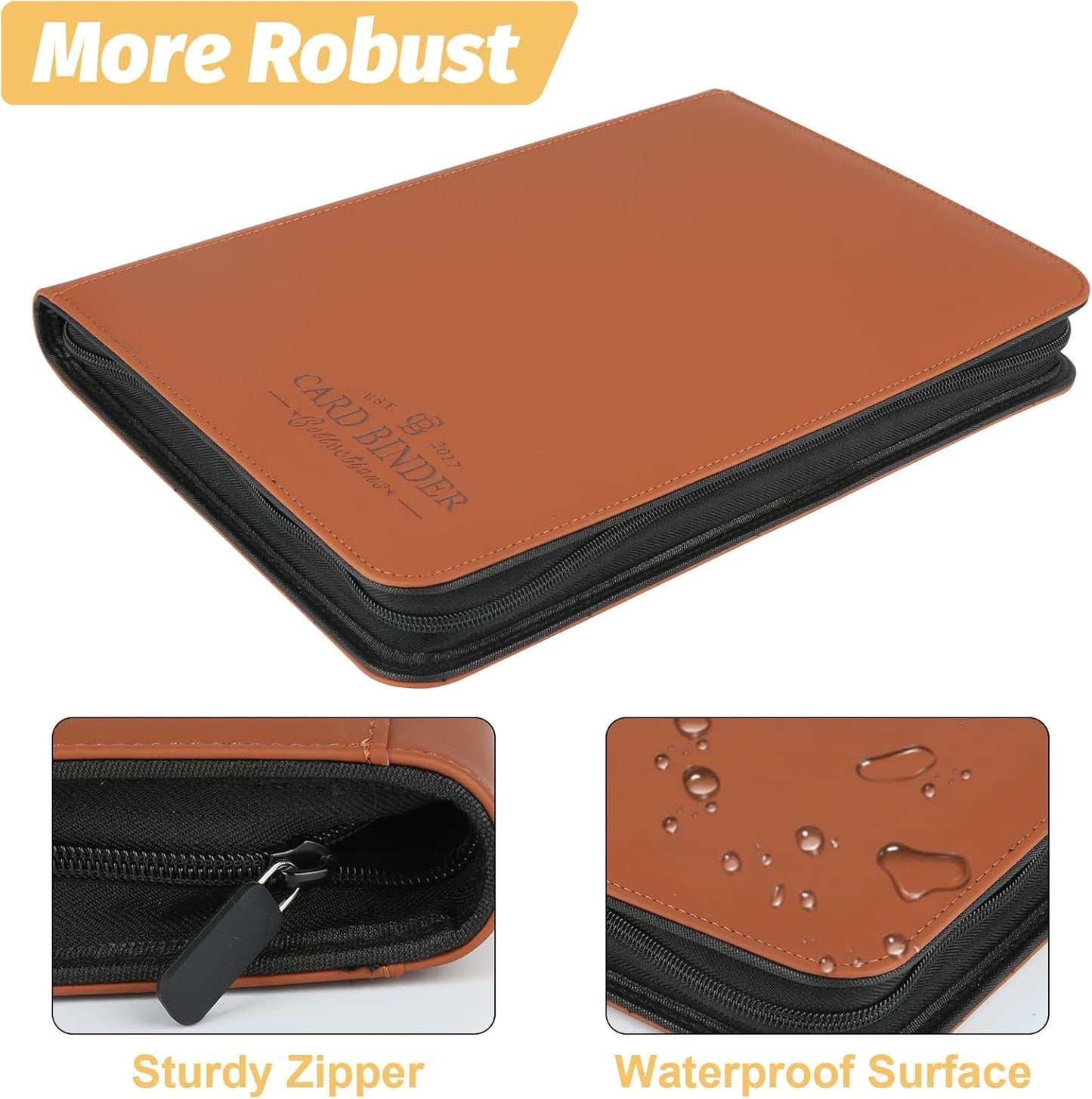 Trading Card Binder, Card Collection Binder Album Folder with 540 Side Loading Pockets, 9 Pocket Trading Card Album Folder for TGC,MTG, Baseball Cards, Yugioh