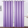 LEMOMO Lilac Blackout Curtains 52 x 84 inch/Lavender Curtains Set of 2 by Lemomo