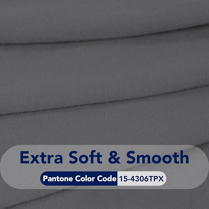 PureFit Super Stretch 4 Seater Sofa Slipcover – Spandex Non Slip Soft Couch - Image 5