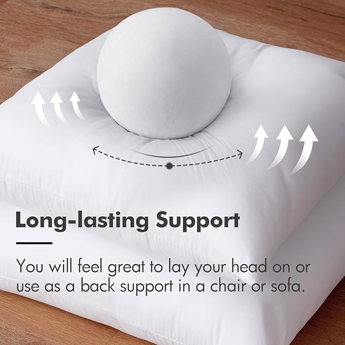 MIULEE Throw Pillow Insert Premium Pillow Stuffer Sham Rectangle Form - Image 3