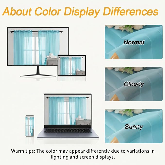 Gwine Sheer Curtains 96 Inches Long - Image 3