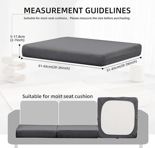 14Pcs Outdoor Cushion Covers, Patio Cushion Covers, Stretch Elastic Slipcovers - Image 2