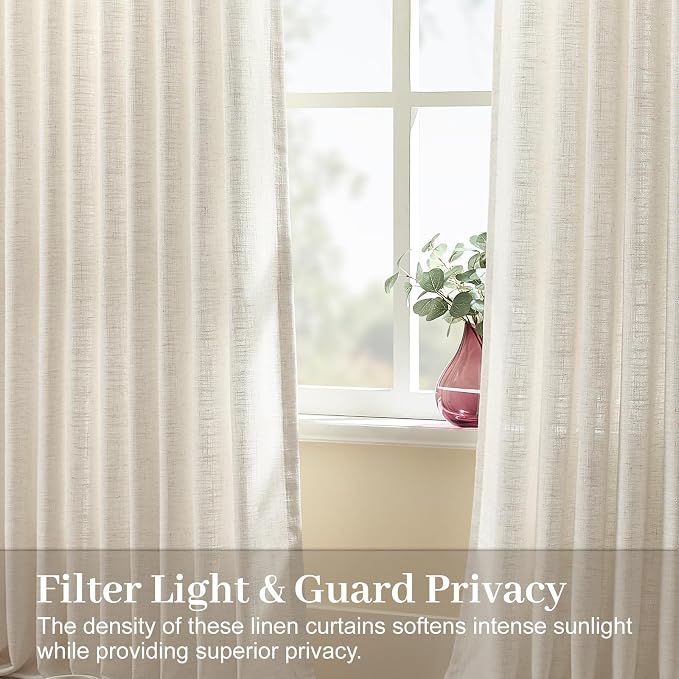 90 Inch Curtains Pinch Pleated 2 Panels - Image 2