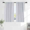 PONY DANCE White Curtains 45 Inches Long by PONYDANCE
