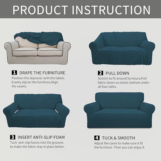 Easy-Going Stretch Chair Sofa Slipcover 1-Piece Couch Sofa Cover Furniture - Image 5