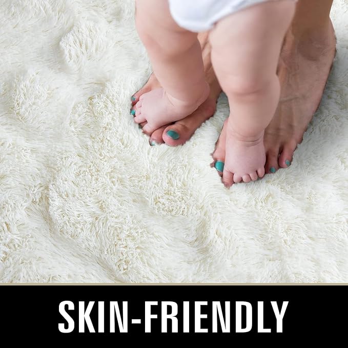 TWINNIS Super Soft Shaggy Rugs Fluffy Carpets 9x11 Feet, Indoor Modern Plush - Image 3