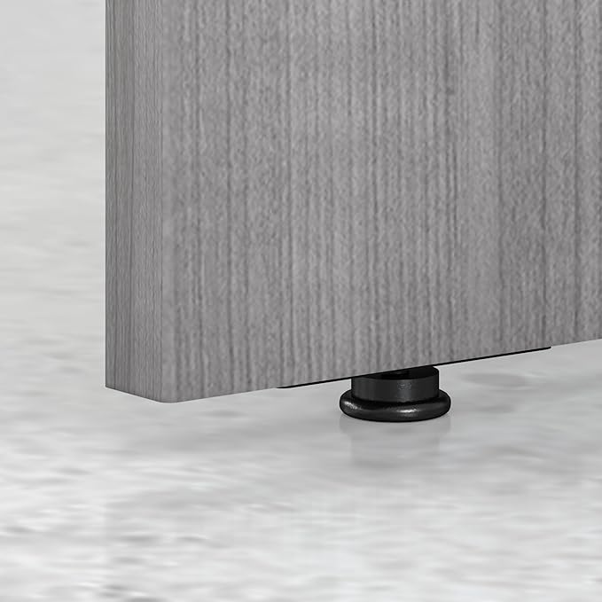 Bush Business Furniture Studio C 2 Drawer Lateral File Cabinet in Platinum Gray - Assembled, Locking Document Storage for Home or Professional Office