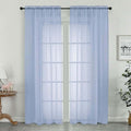 OWENIE Sheer Curtains 78 Inches Long 2 Panels Set by OWENIE