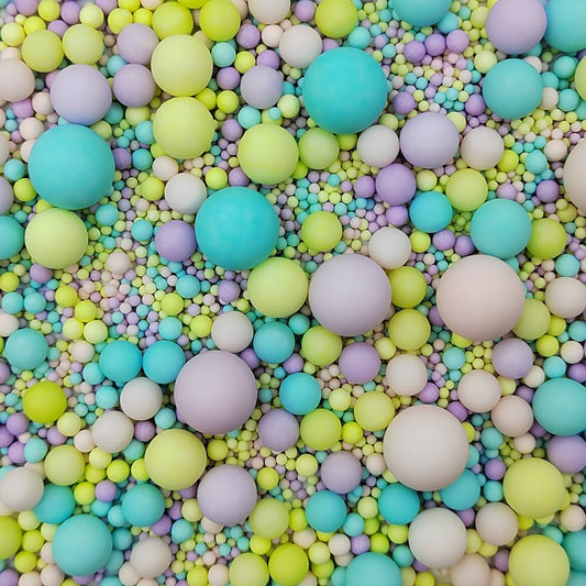 Edible Pearl Sugar Sprinkles Macaron Candy Mixing Size Baking Edible Cake Decorations Cupcake Toppers Cookie Decorating Celebrations Wedding Valentines Easter Halloween Christmas Supplies 120g/ 4.23oz
