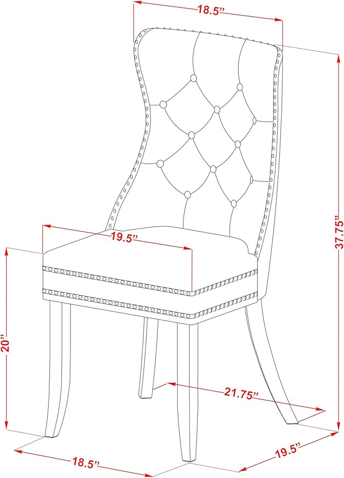 East West Furniture ANDA5-AWA-27 5 Piece Kitchen Table & Chairs Set Includes a Round Dining Table with Pedestal and 4 Polyester Fabric Upholstered Chairs, 36x36 Inch, Antique Walnut