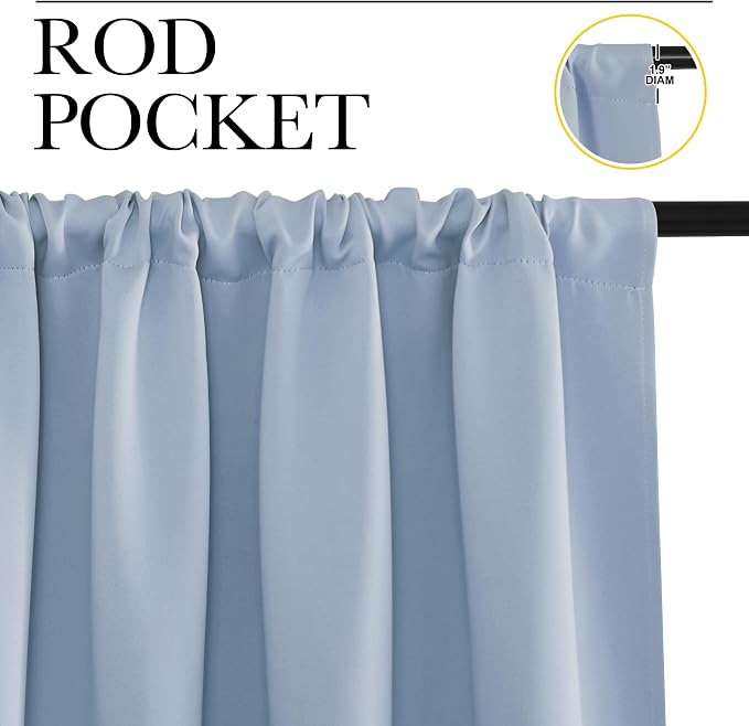 NICETOWN Room Darkening Curtains - Image 2
